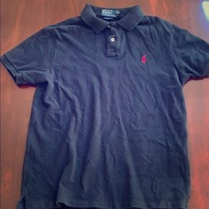 Black polo slim fit